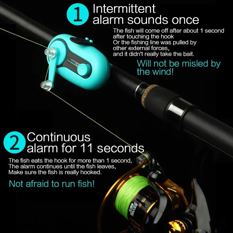New Fishing Alarm Electronic B - đánh giá và giá Fishing Rod Casting