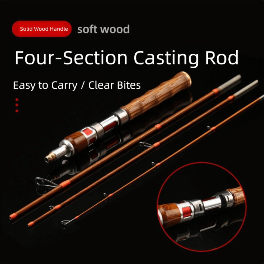 4 Sections Spinning Fishing Ro - đánh giá và giá Fishing Rod Carbon Fiber