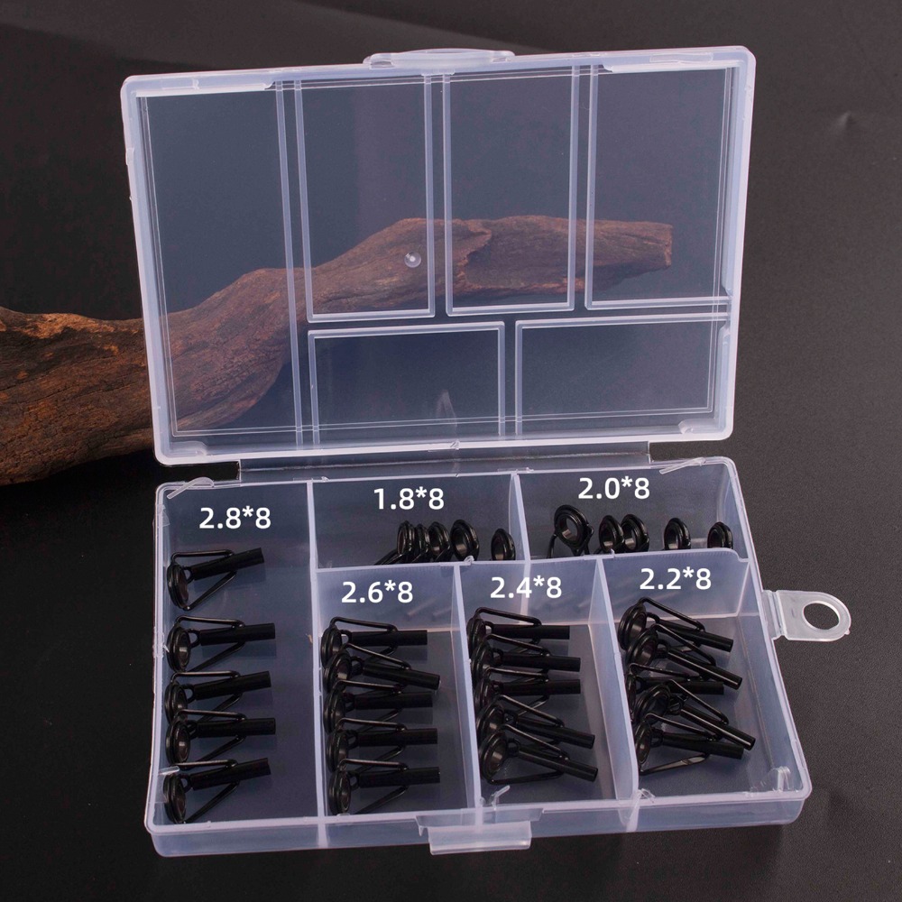 30PCS Stainless Steel Fishing  - đánh giá và giá Fishing Rod Guide Replacement