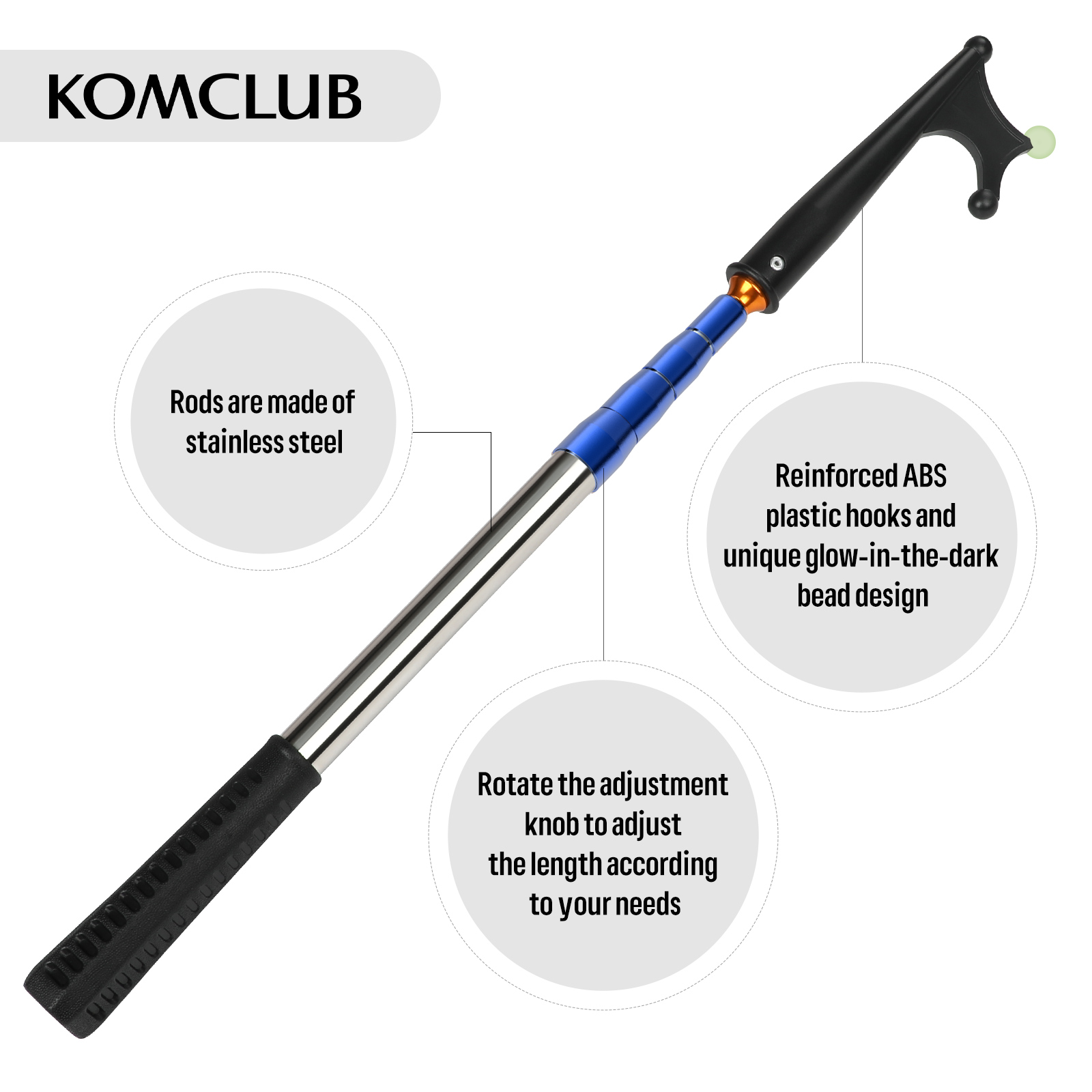 SANLIKE Retractable Luminous B - đánh giá và giá Fishing Rod Boat