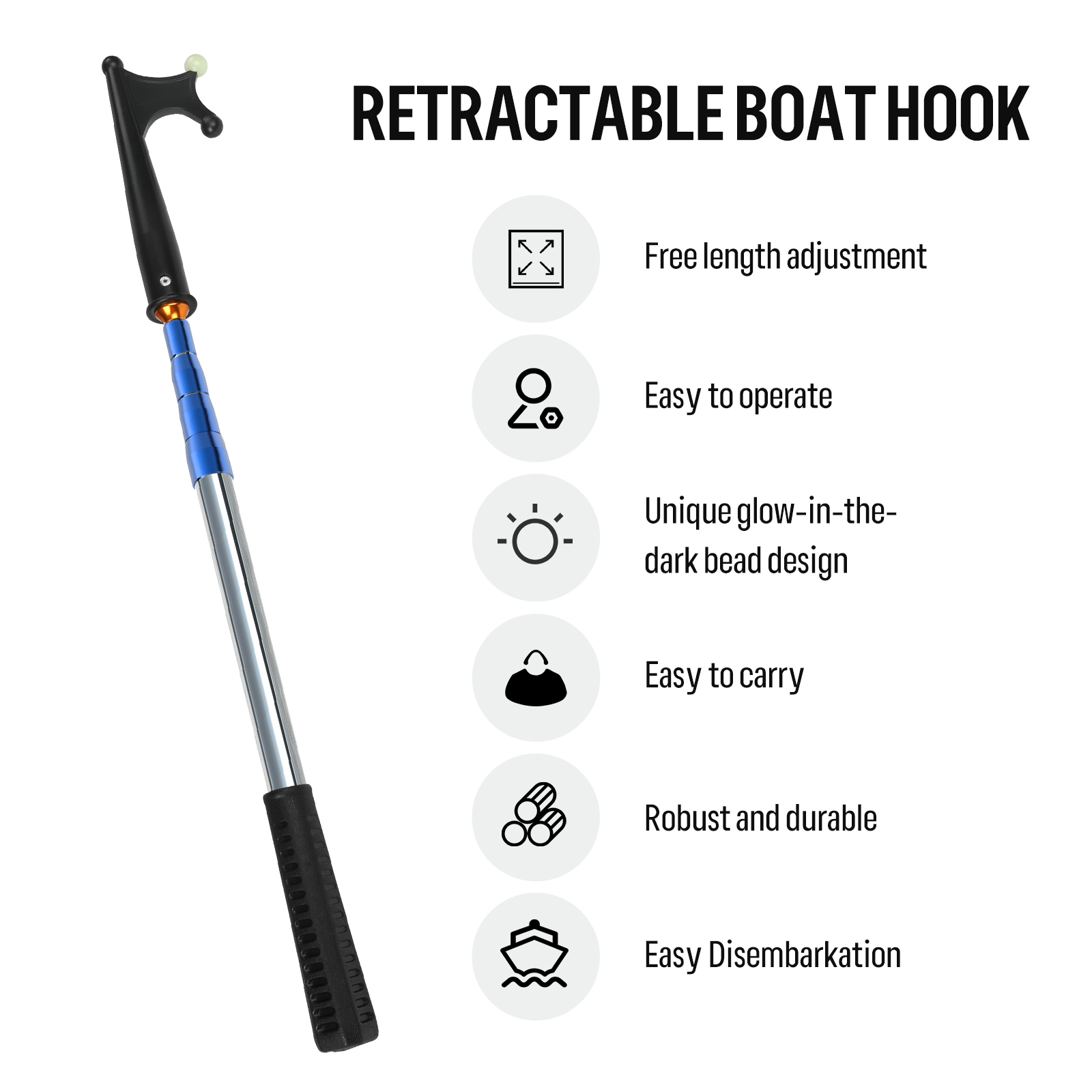 SANLIKE Retractable Luminous B - đánh giá và giá Fishing Rod Boat