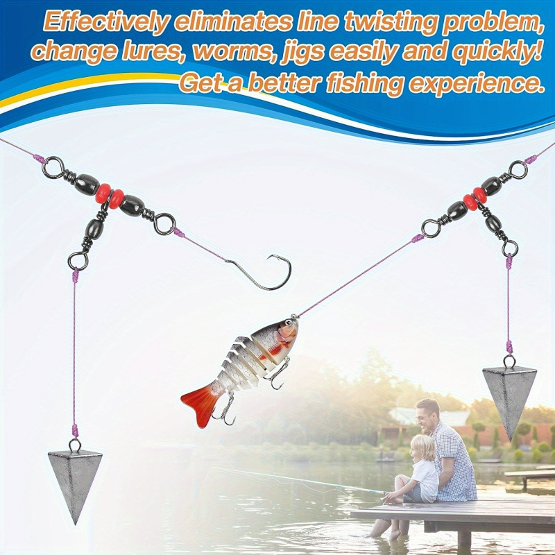 Fishing 3- Way Swivels, Packag - đánh giá và giá Fishing Rod Building Kit