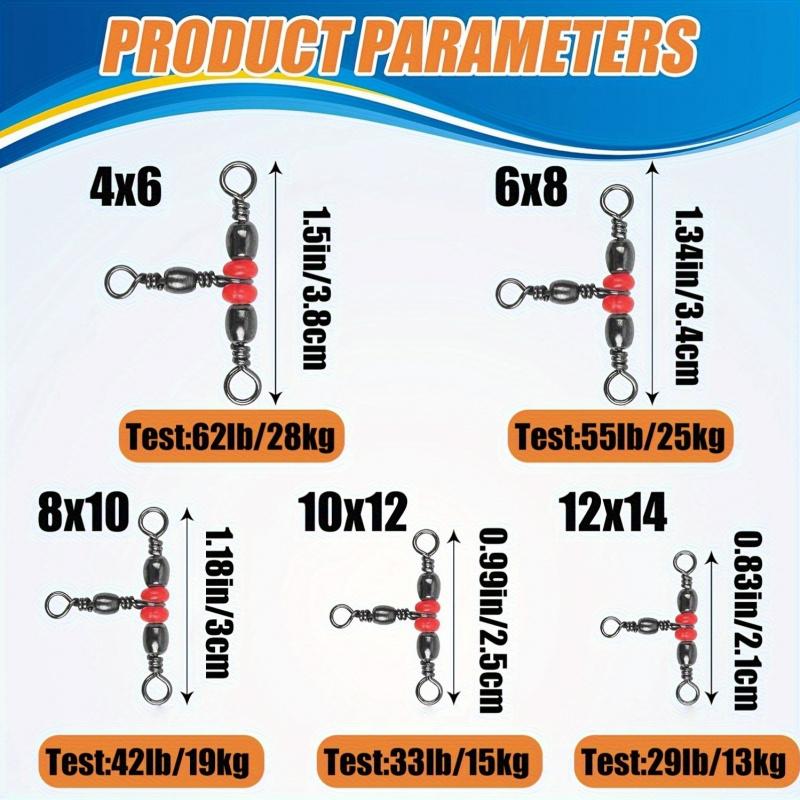 Fishing 3- Way Swivels, Packag - đánh giá và giá Fishing Rod Building Kit
